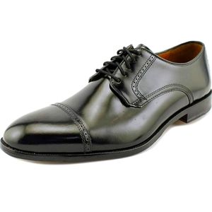 Men Johnston and Murphy Black Premium Leather Shoes Size 11 Medium